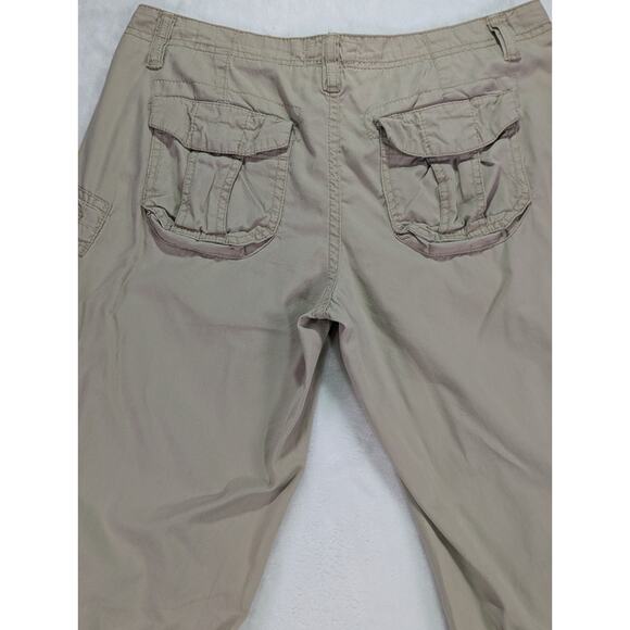 Mudd Juniors Size 7 Cotton Straight Leg Khaki Cargo Pants VTG - Picture 9 of 13